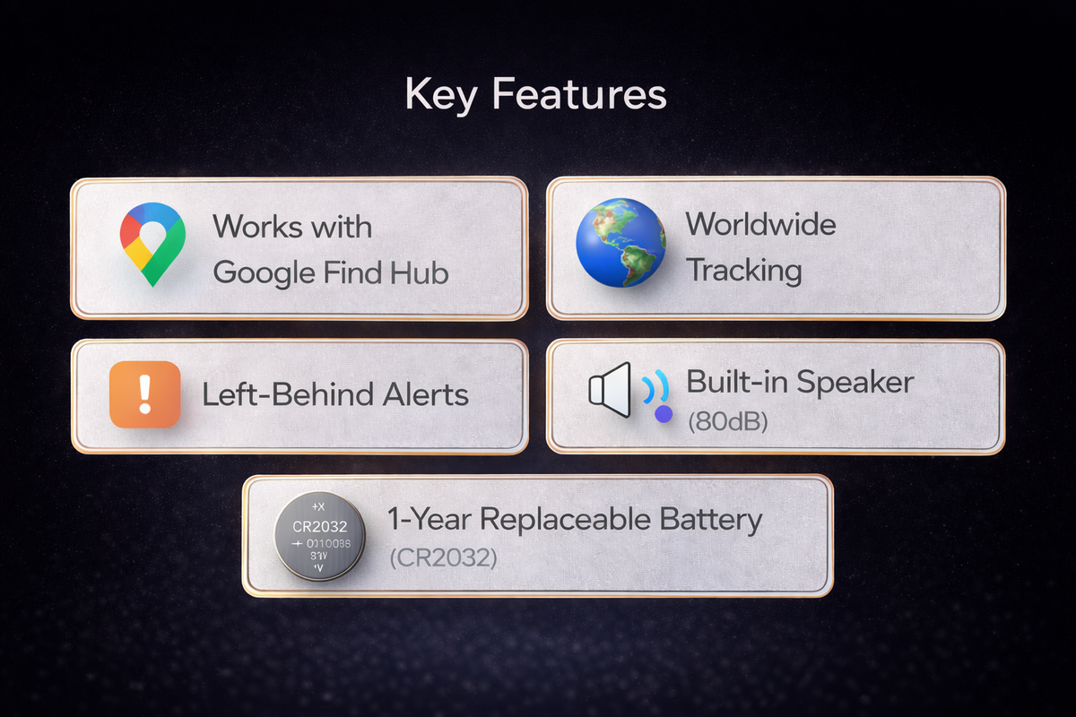 Android Tracker Tag (Google Find Hub) | Key & Luggage Finder – www ...