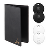 Smart Tag (Pack-4 Combo) for Apple iOS | HH-Tech Bluetooth Item Finder with Free Luxor Passport Holder