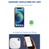 Apple Smart Tag (Pack of 3) | Bluetooth Item Finder for iPhone with Precision Tracking & Replaceable Battery